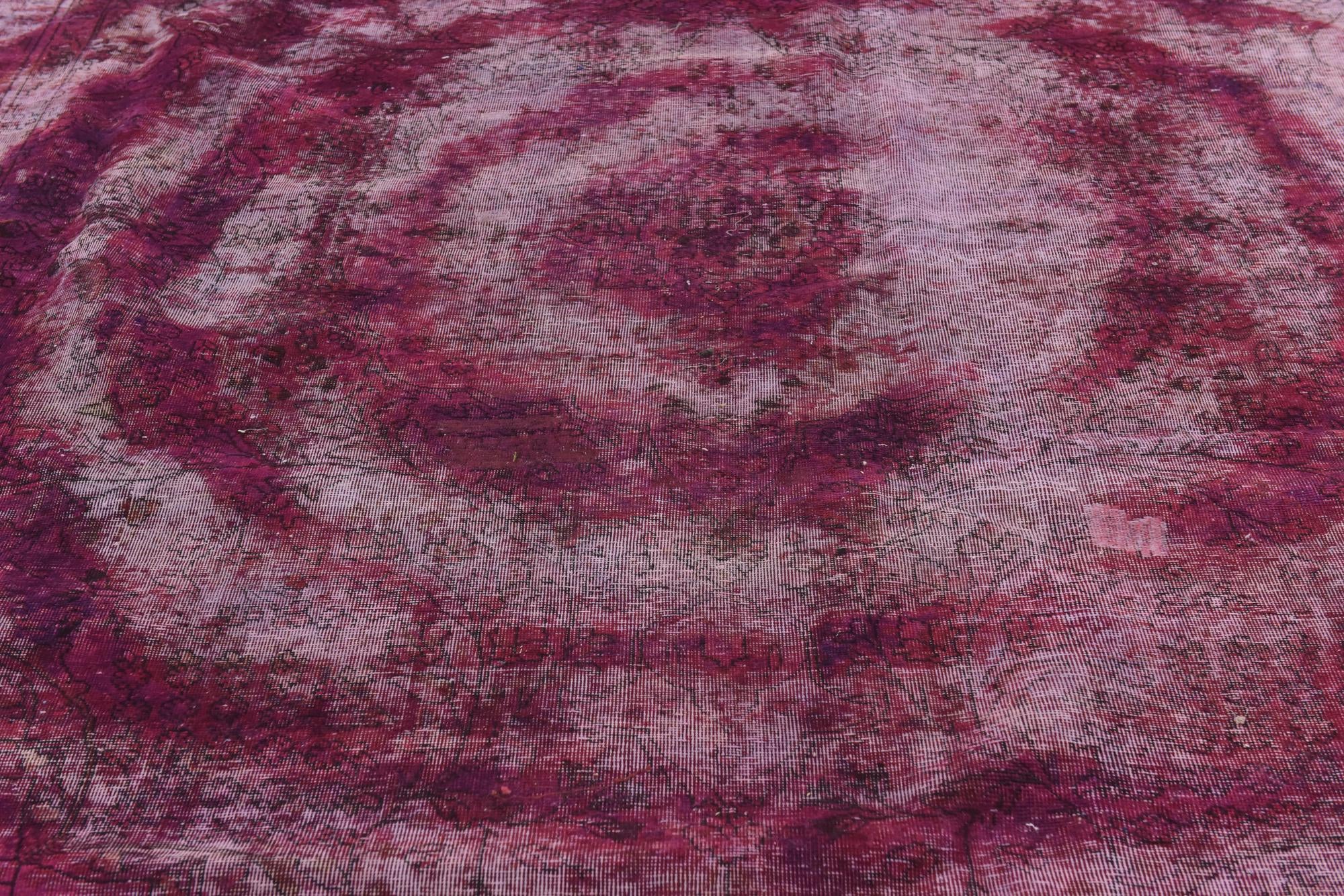 8' 4 x 11' 9 Hand Knotted Ultra Vintage Persian Wool Rug