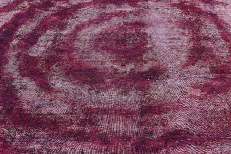 Detail image of 8' 4 x 11' 9 Hand Knotted Ultra Vintage Persian Wool Rug