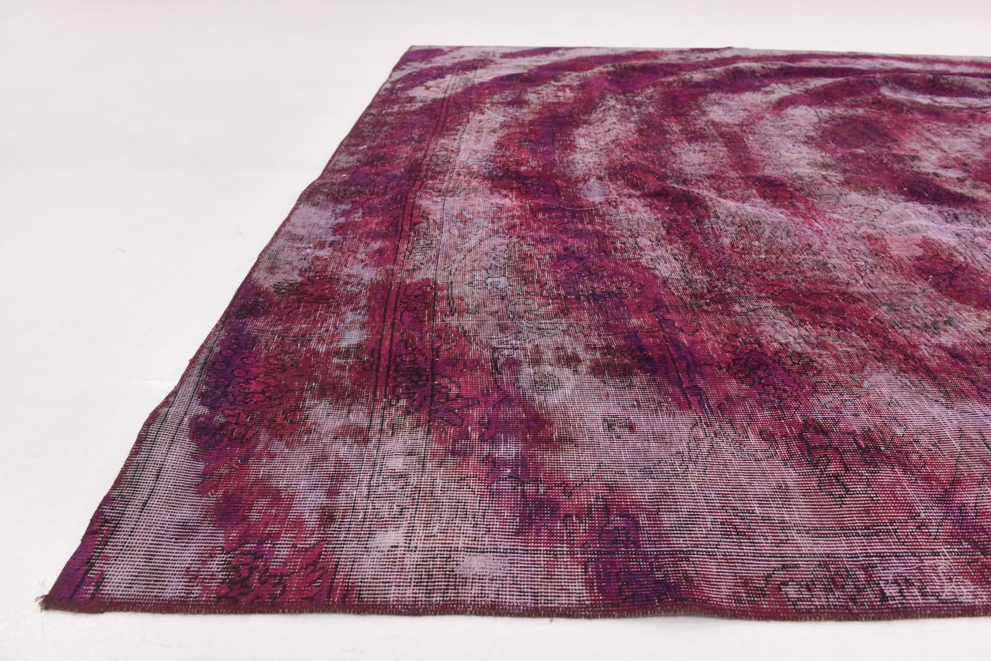 8' 4 x 11' 9 Hand Knotted Ultra Vintage Persian Wool Rug