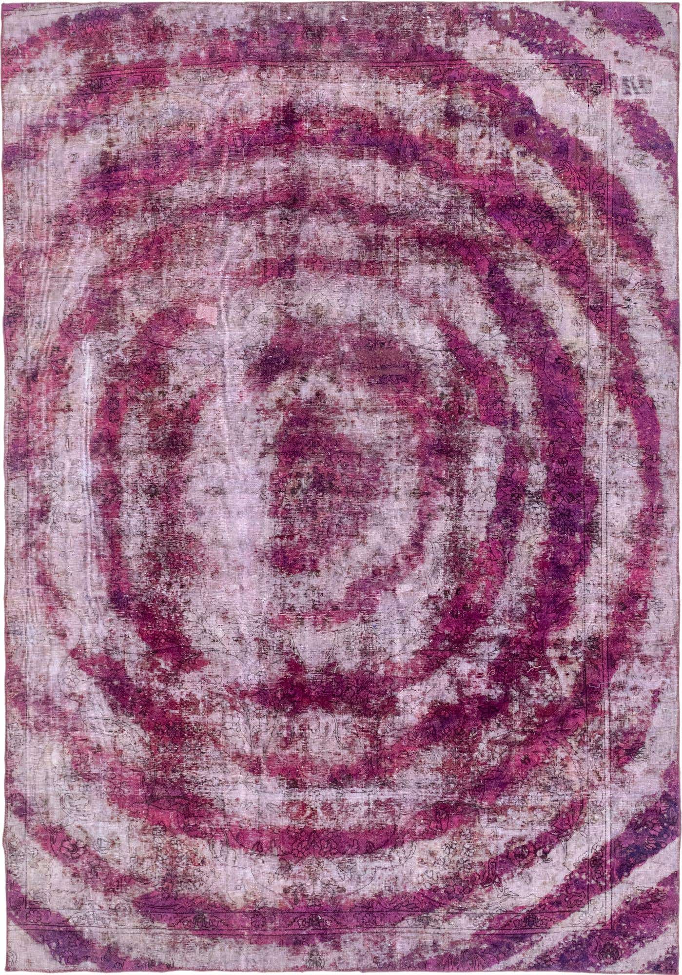 8' 4 x 11' 9 Hand Knotted Ultra Vintage Persian Wool Rug