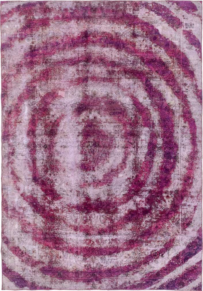 8' 4 x 11' 9 Hand Knotted Ultra Vintage Persian Wool Rug