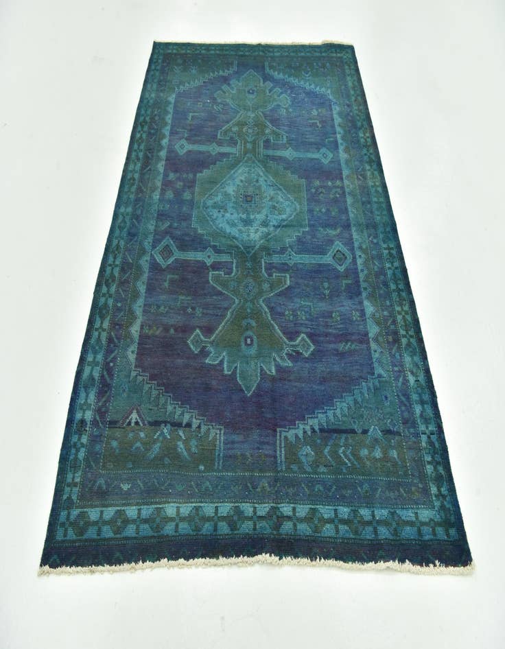 Detail image of 4' 11 x 7' 4 Hand Knotted Ultra Vintage Persian Wool Rug