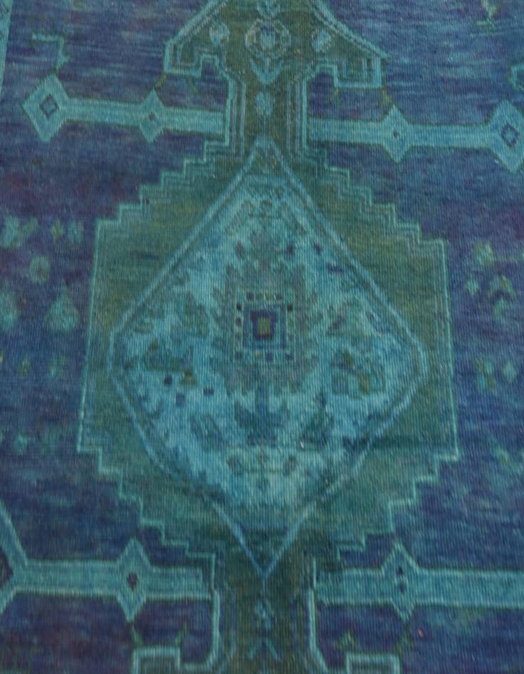 Detail image of 4' 11 x 7' 4 Hand Knotted Ultra Vintage Persian Wool Rug