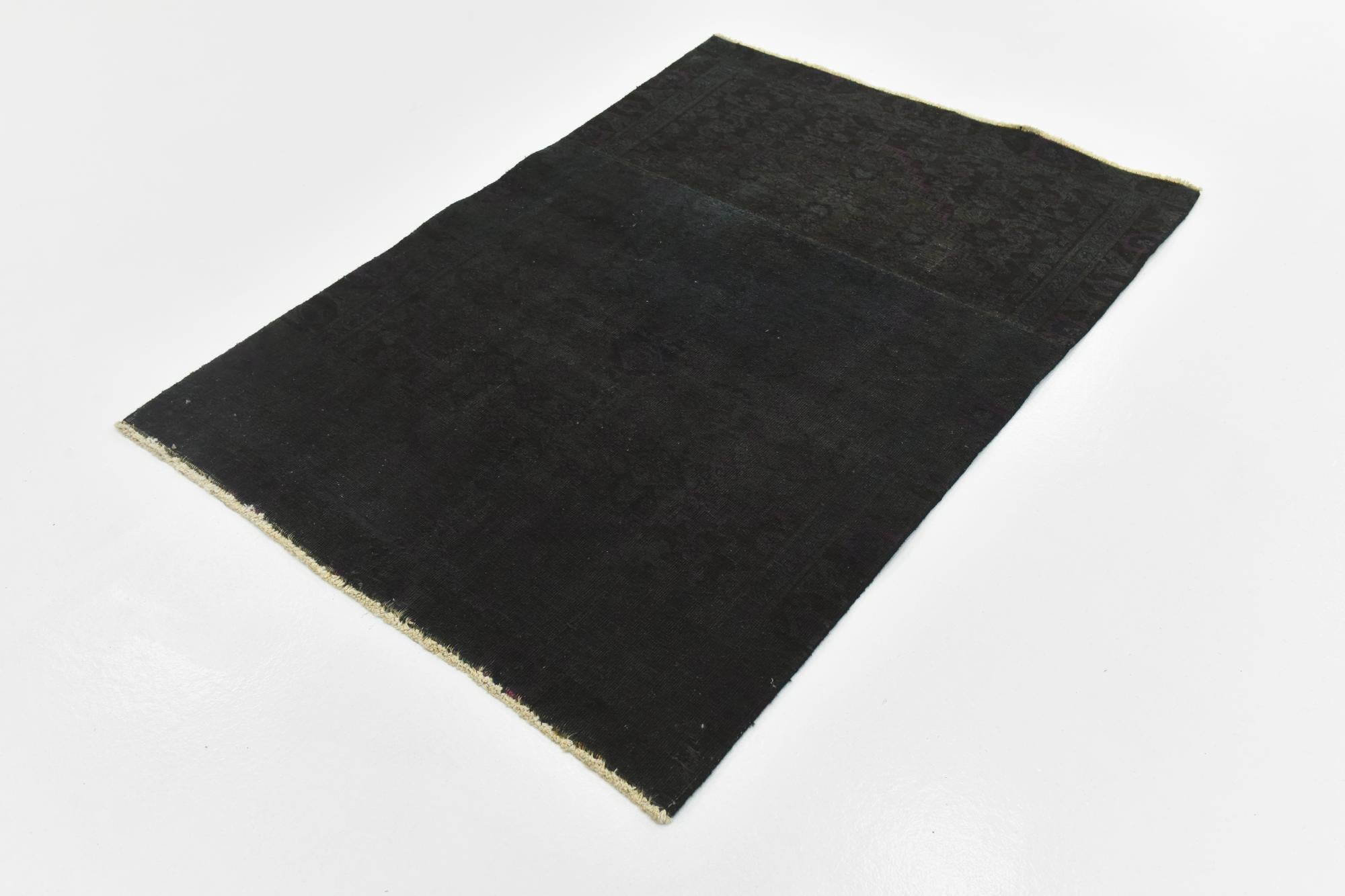 3' 7 x 5' 2 Hand Knotted Ultra Vintage Persian Wool Rug