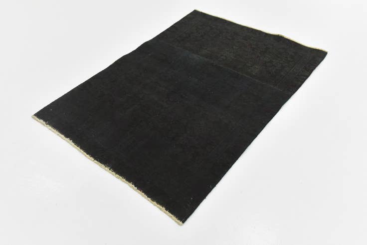 Detail image of 3' 7 x 5' 2 Hand Knotted Ultra Vintage Persian Wool Rug