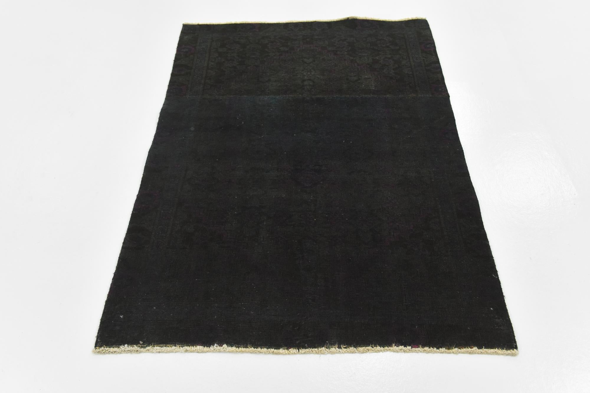 3' 7 x 5' 2 Hand Knotted Ultra Vintage Persian Wool Rug