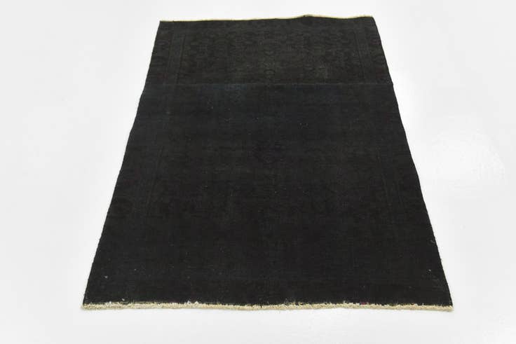 Detail image of 3' 7 x 5' 2 Hand Knotted Ultra Vintage Persian Wool Rug