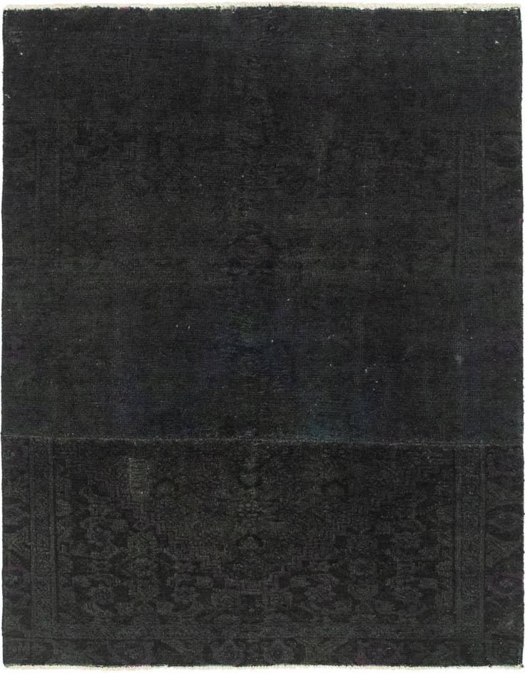 Detail image of 3' 7 x 5' 2 Hand Knotted Ultra Vintage Persian Wool Rug