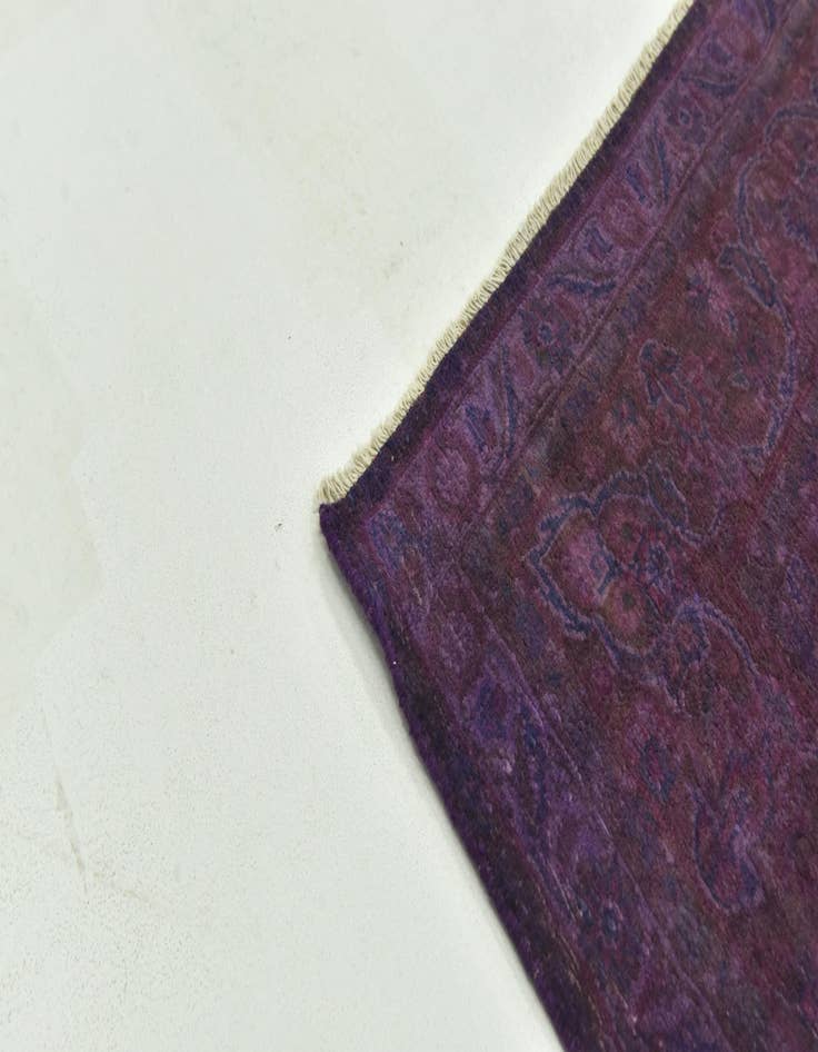 Detail image of 7' 3 x 10' 6 Hand Knotted Ultra Vintage Persian Wool Rug