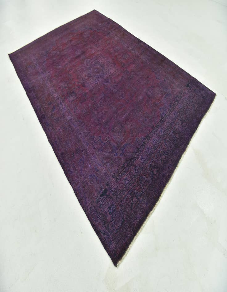 Detail image of 7' 3 x 10' 6 Hand Knotted Ultra Vintage Persian Wool Rug