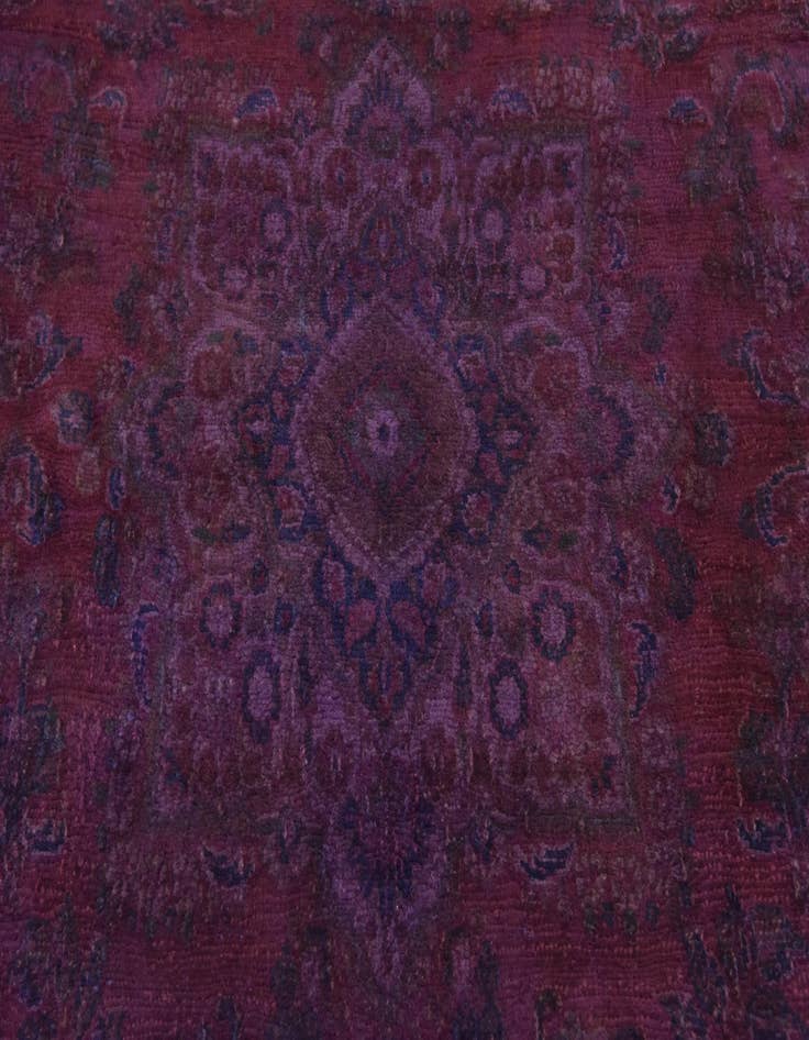 Detail image of 7' 3 x 10' 6 Hand Knotted Ultra Vintage Persian Wool Rug