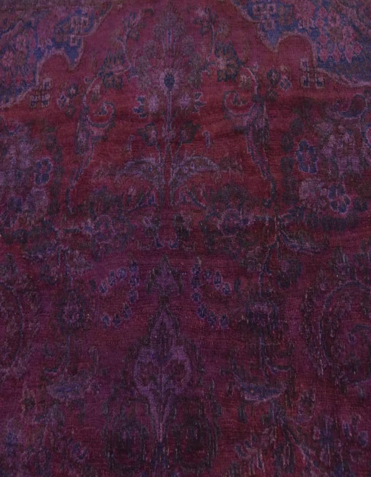 Detail image of 7' 3 x 10' 6 Hand Knotted Ultra Vintage Persian Wool Rug