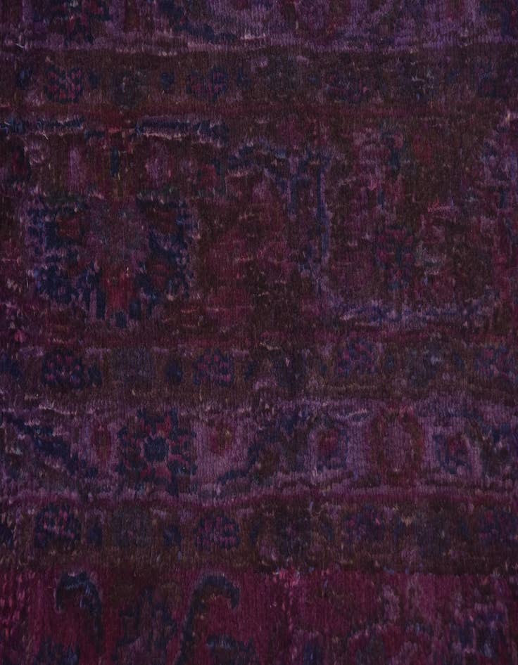 Detail image of 7' 3 x 10' 6 Hand Knotted Ultra Vintage Persian Wool Rug