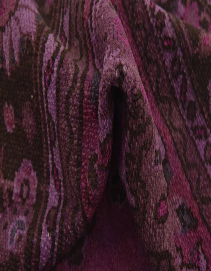 Detail image of 6' 7 x 9' 7 Hand Knotted Ultra Vintage Persian Wool Rug