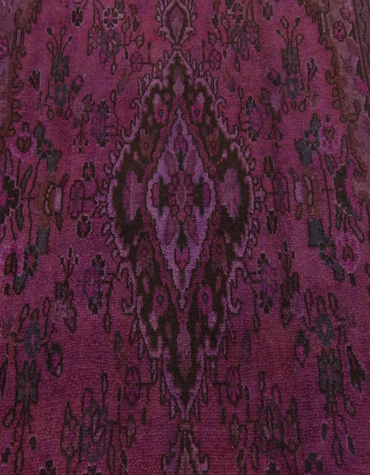 Detail image of 6' 7 x 9' 7 Hand Knotted Ultra Vintage Persian Wool Rug