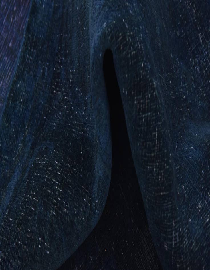 Detail image of 9' 1 x 12' 5  Hand Knotted Ultra Vintage Persian Wool Rug