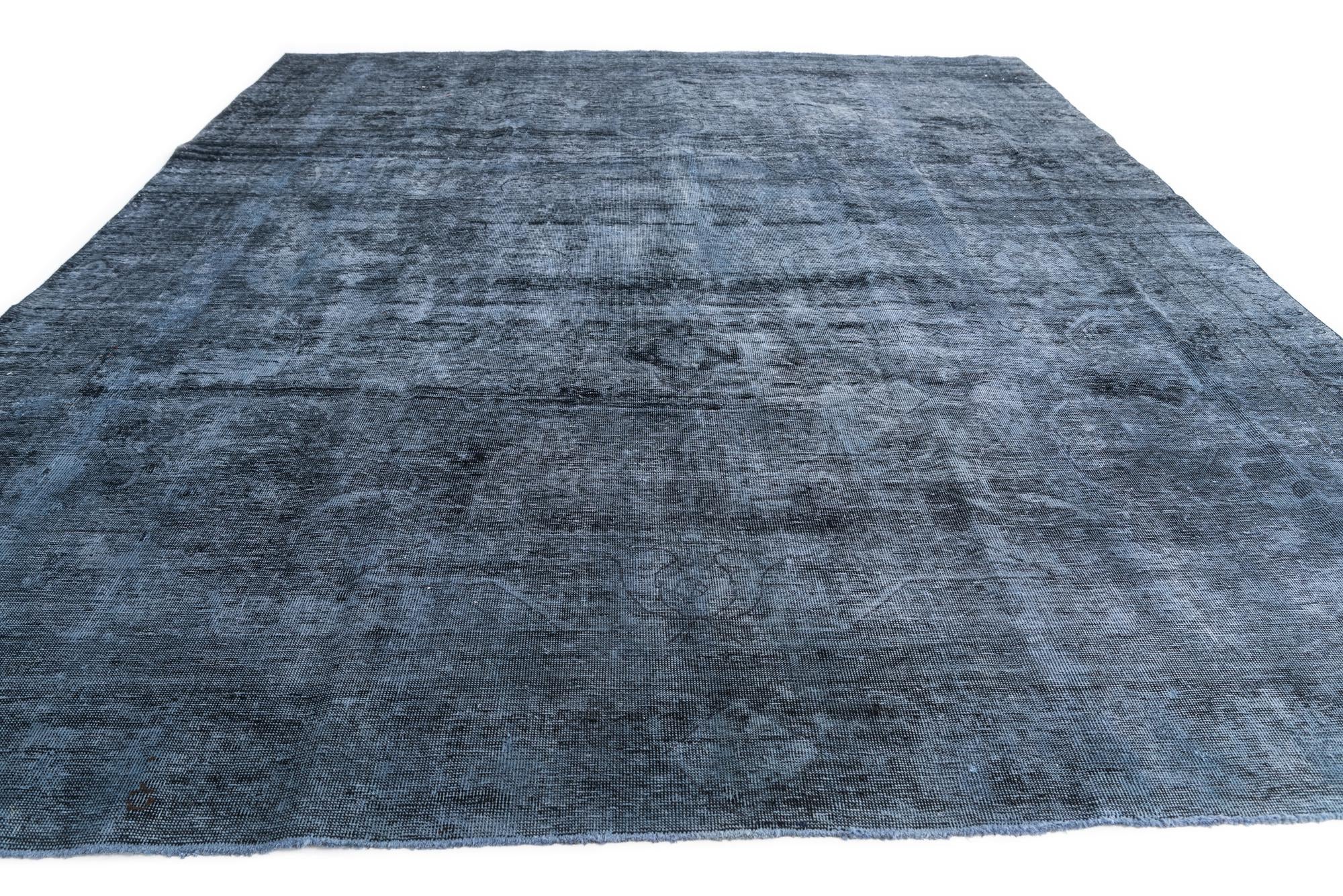 9' x 11' 3 Hand Knotted Ultra Vintage Persian Wool Rug