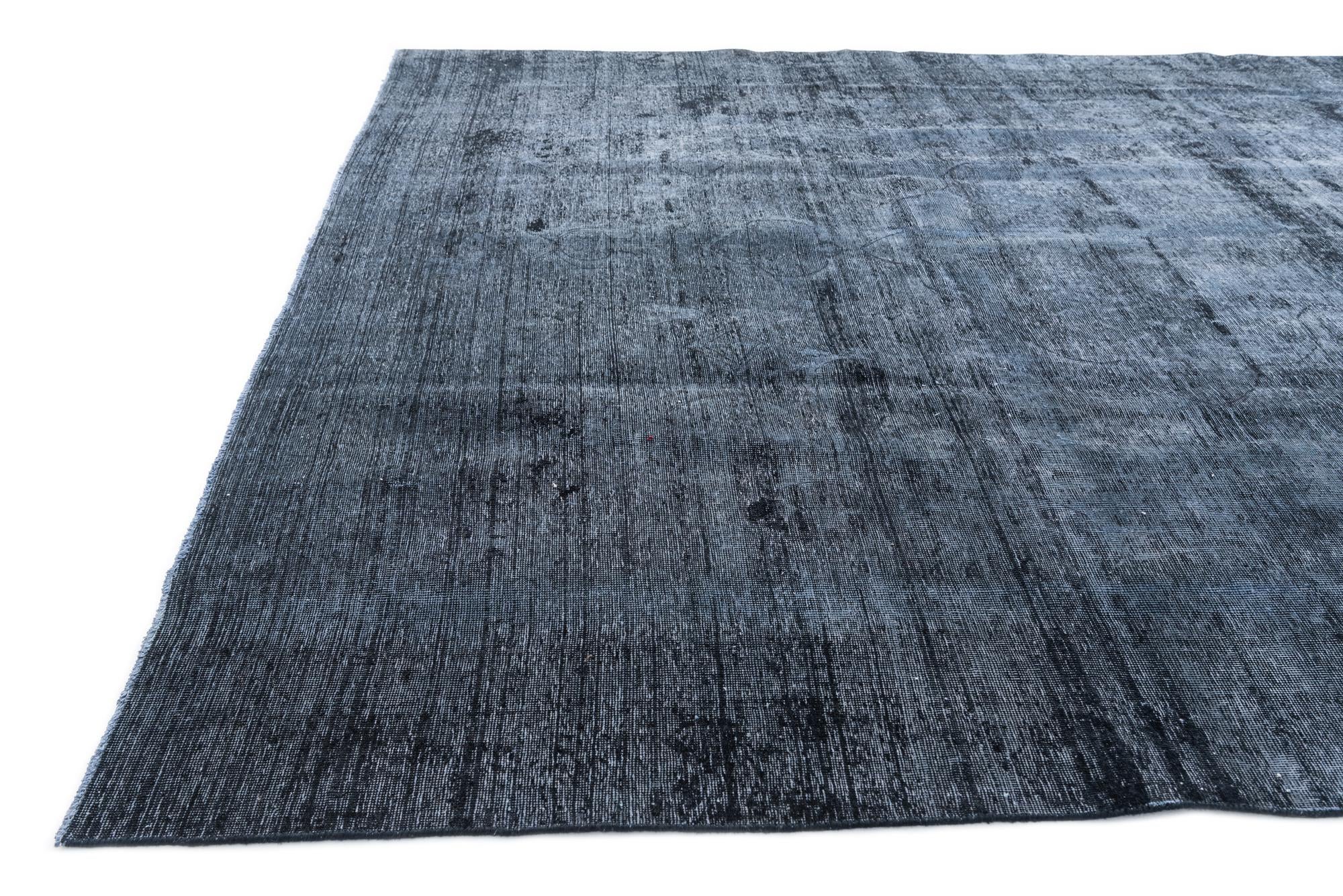 9' x 11' 3 Hand Knotted Ultra Vintage Persian Wool Rug
