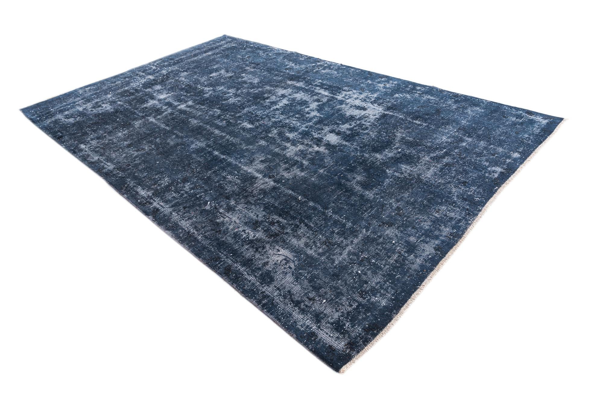 6' 2 x 9' 7 Hand Knotted Ultra Vintage Persian Wool Rug