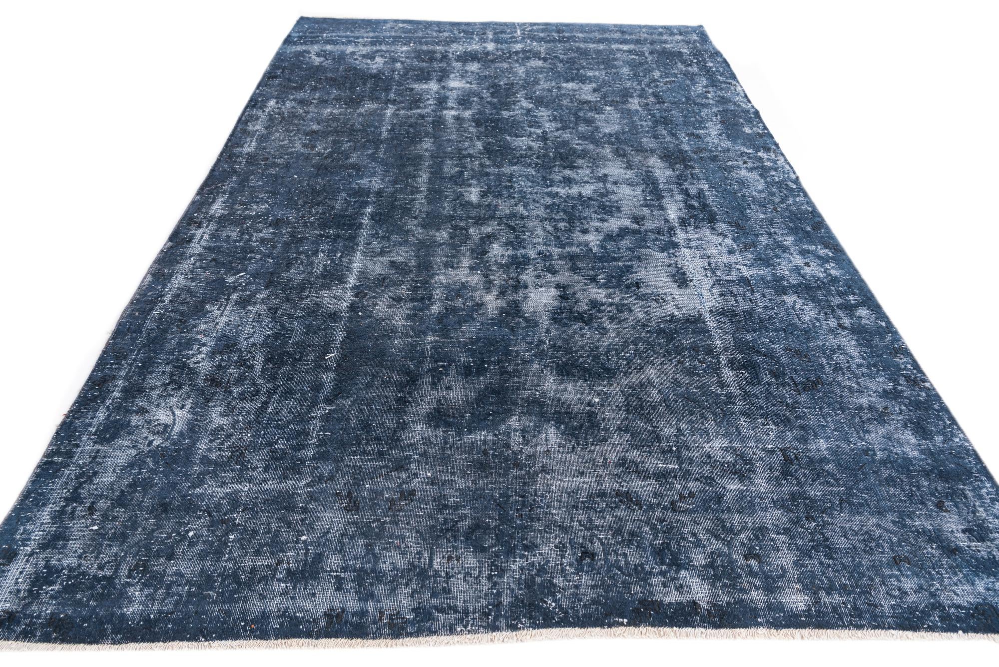 6' 2 x 9' 7 Hand Knotted Ultra Vintage Persian Wool Rug