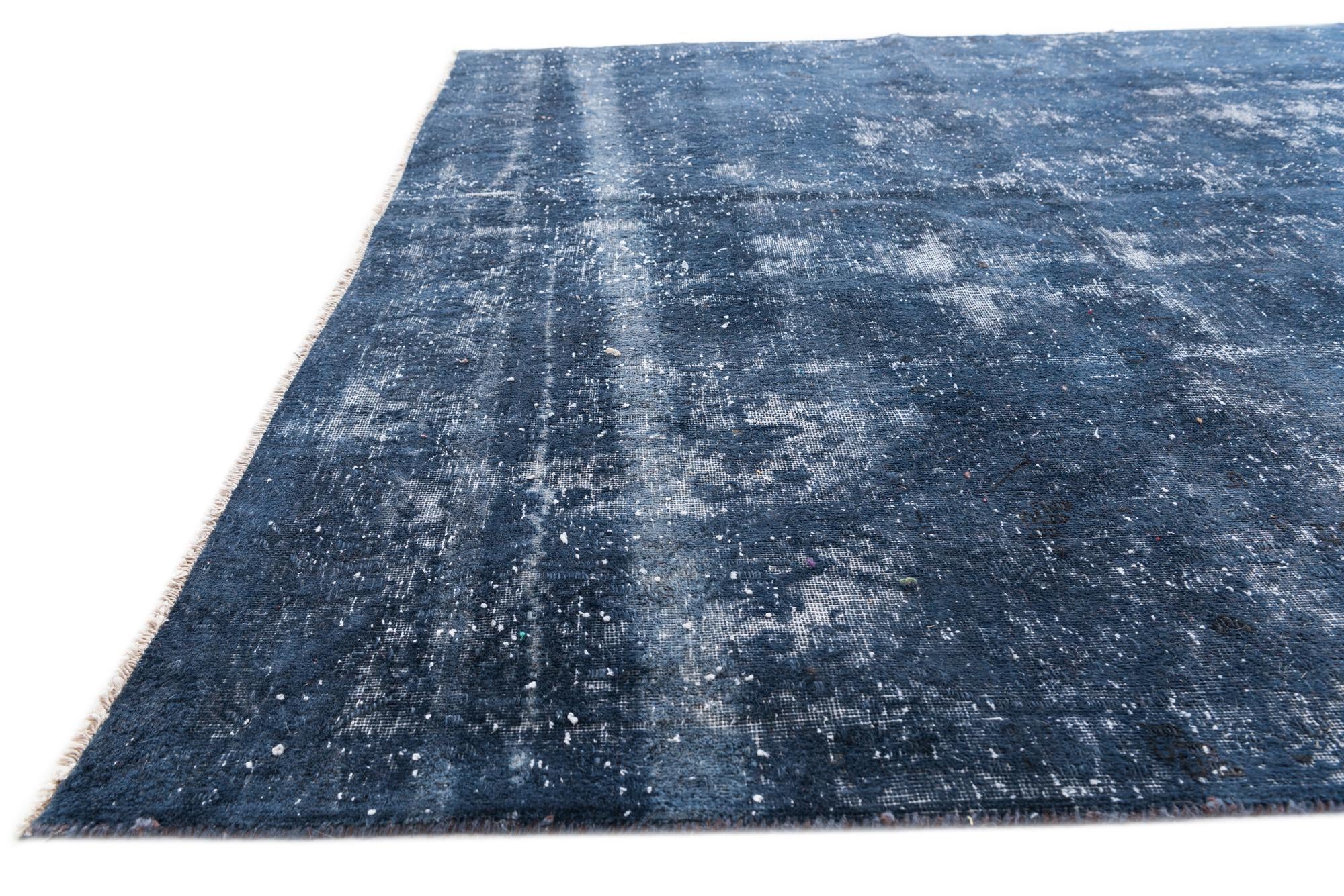 6' 2 x 9' 7 Hand Knotted Ultra Vintage Persian Wool Rug