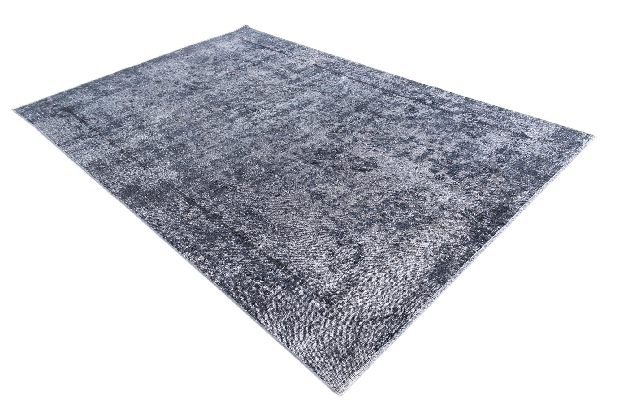 6' 2 x 9' 5 Hand Knotted Ultra Vintage Persian Wool Rug