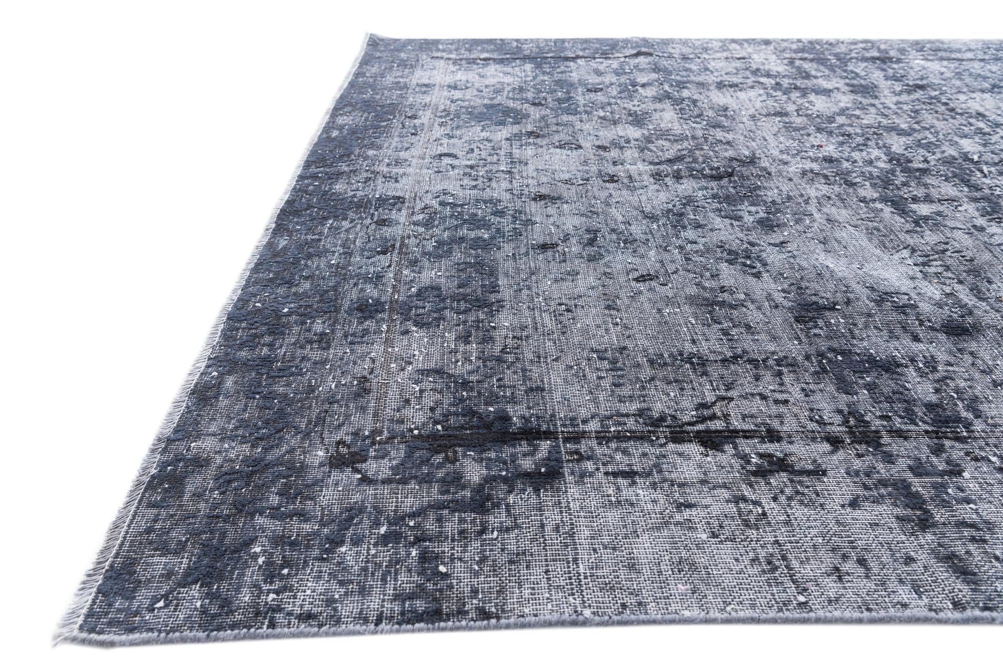 6' 2 x 9' 5 Hand Knotted Ultra Vintage Persian Wool Rug