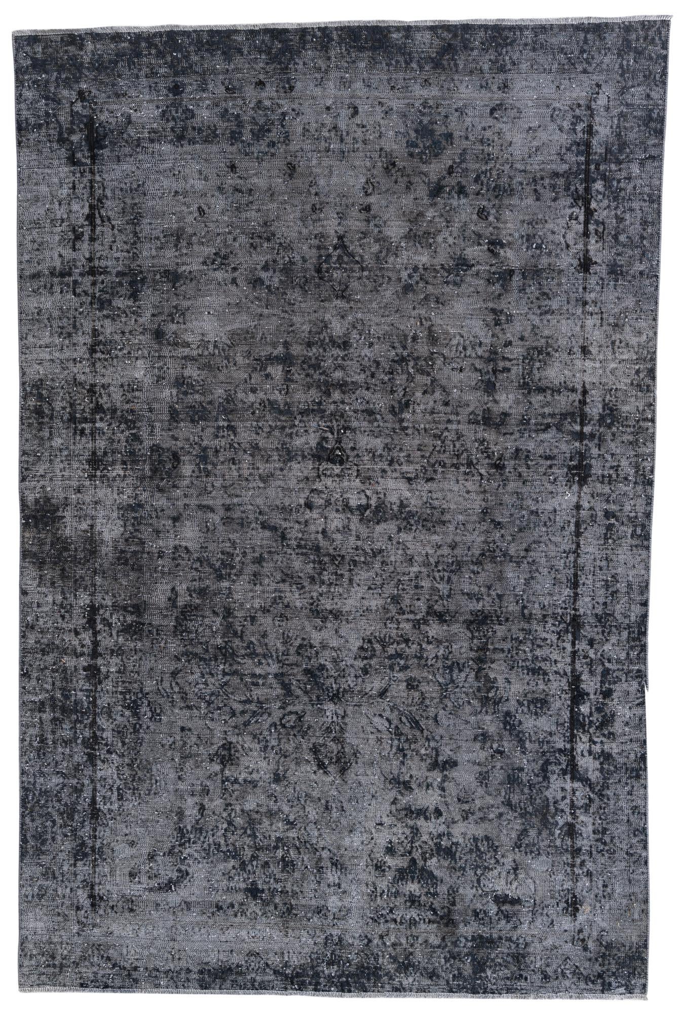6' 2 x 9' 5 Hand Knotted Ultra Vintage Persian Wool Rug
