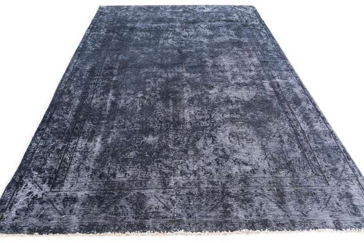 6' x 9' 5 Hand Knotted Ultra Vintage Persian Wool Rug