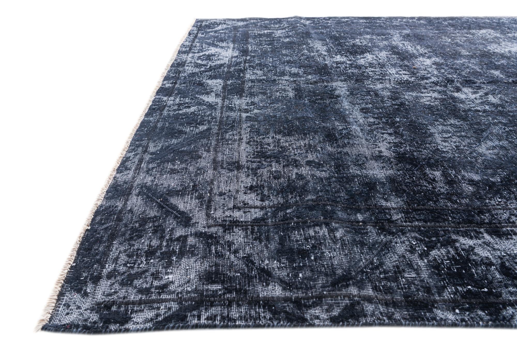 6' x 9' 5 Hand Knotted Ultra Vintage Persian Wool Rug