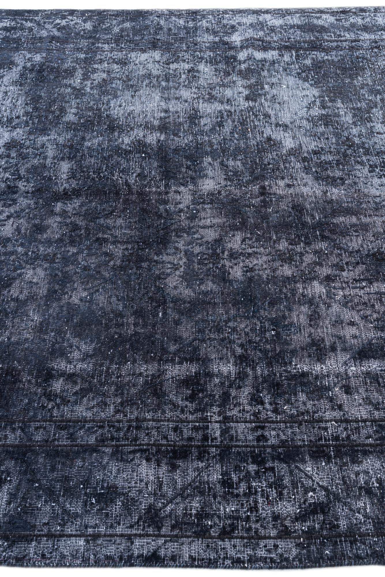 6' x 9' 5 Hand Knotted Ultra Vintage Persian Wool Rug