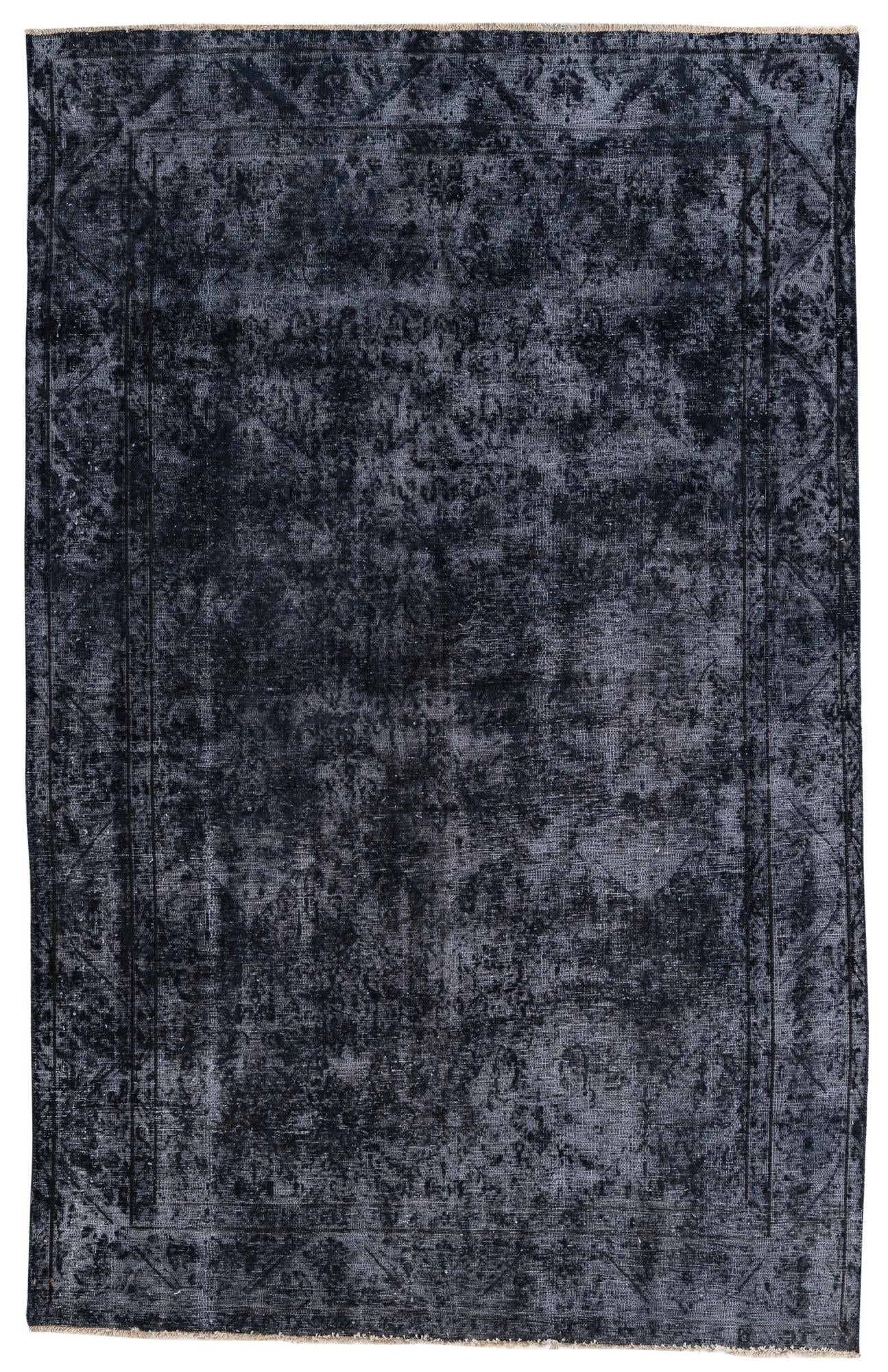 6' x 9' 5 Hand Knotted Ultra Vintage Persian Wool Rug