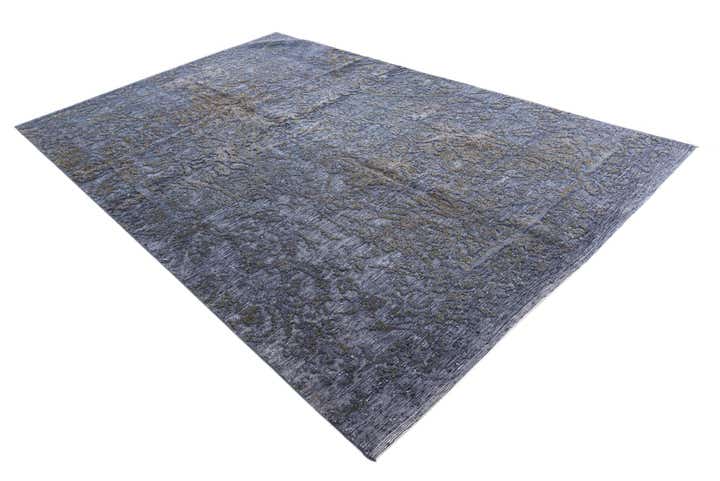 6' 4 x 10' Hand Knotted Ultra Vintage Persian Wool Rug