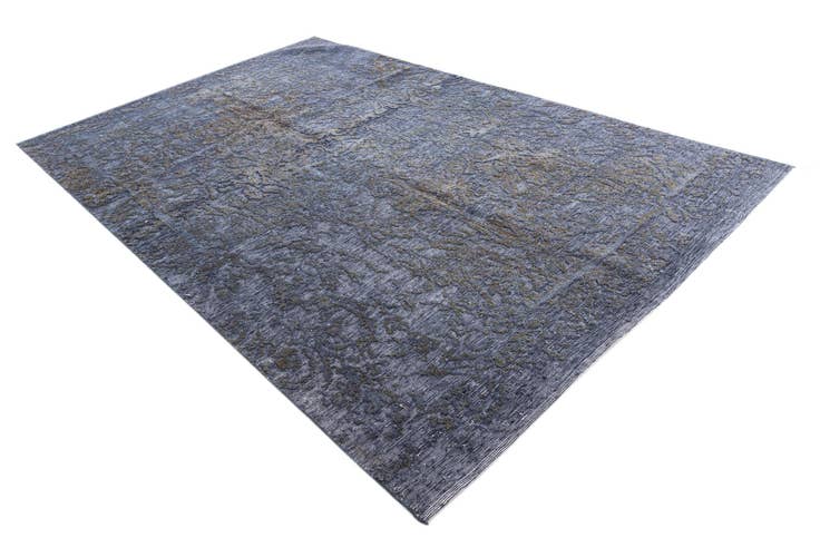 Detail image of 6' 4 x 10' Hand Knotted Ultra Vintage Persian Wool Rug