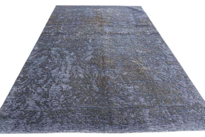 6' 4 x 10' Hand Knotted Ultra Vintage Persian Wool Rug
