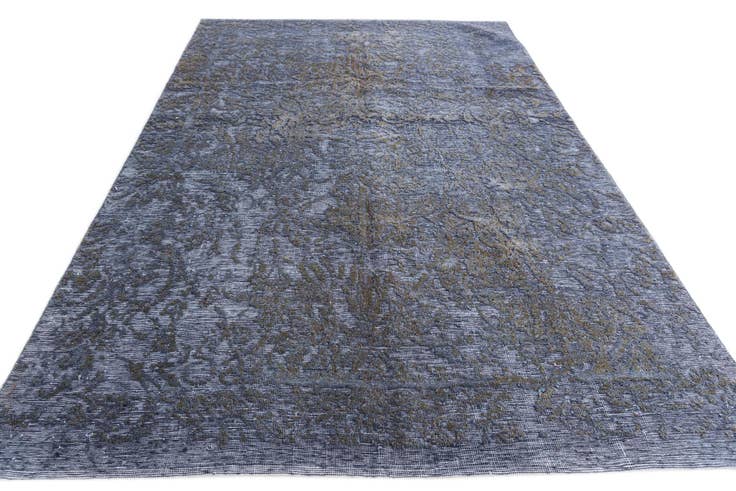 Detail image of 6' 4 x 10' Hand Knotted Ultra Vintage Persian Wool Rug