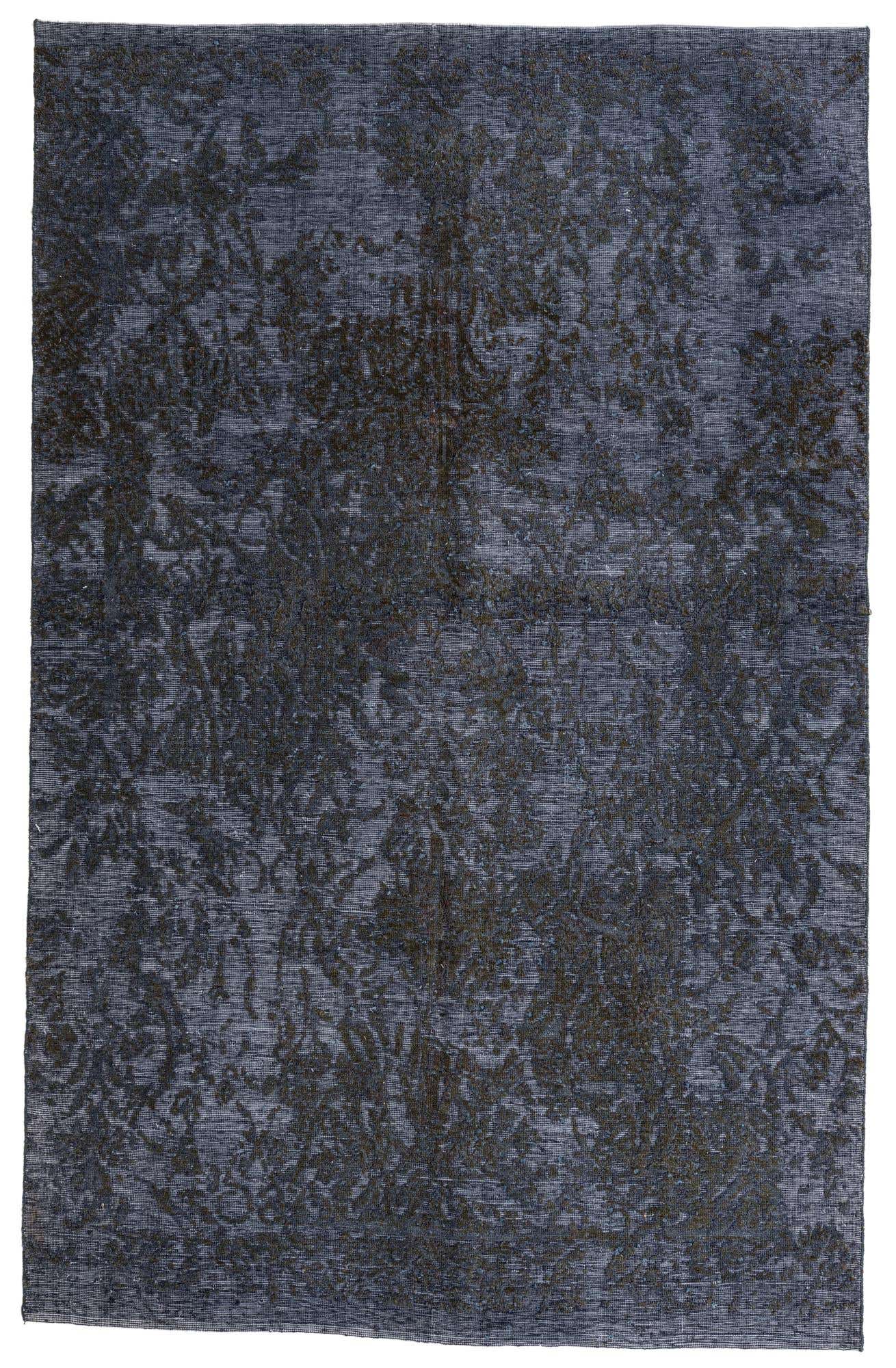 6' 4 x 10' Hand Knotted Ultra Vintage Persian Wool Rug