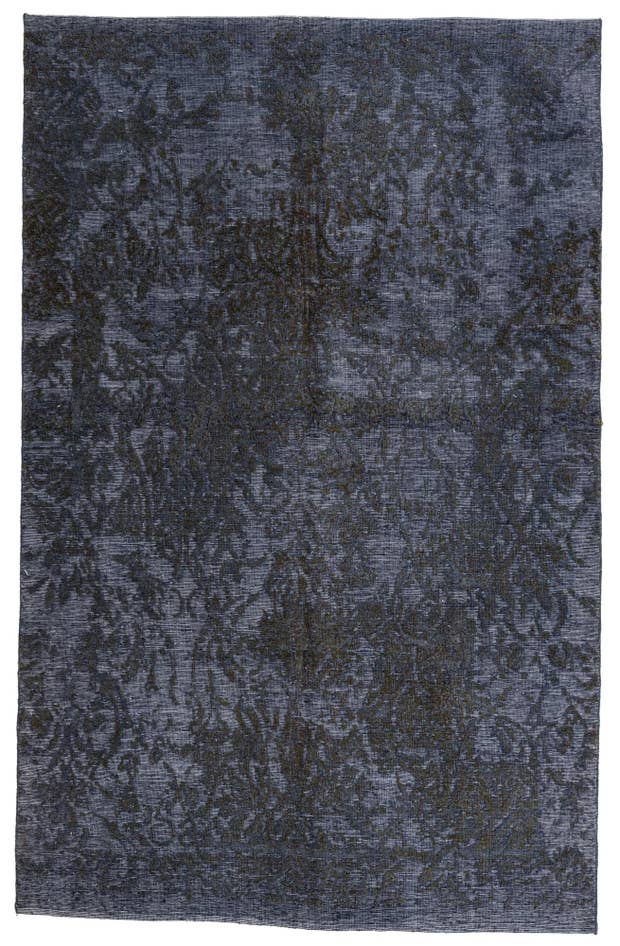 Detail image of 6' 4 x 10' Hand Knotted Ultra Vintage Persian Wool Rug