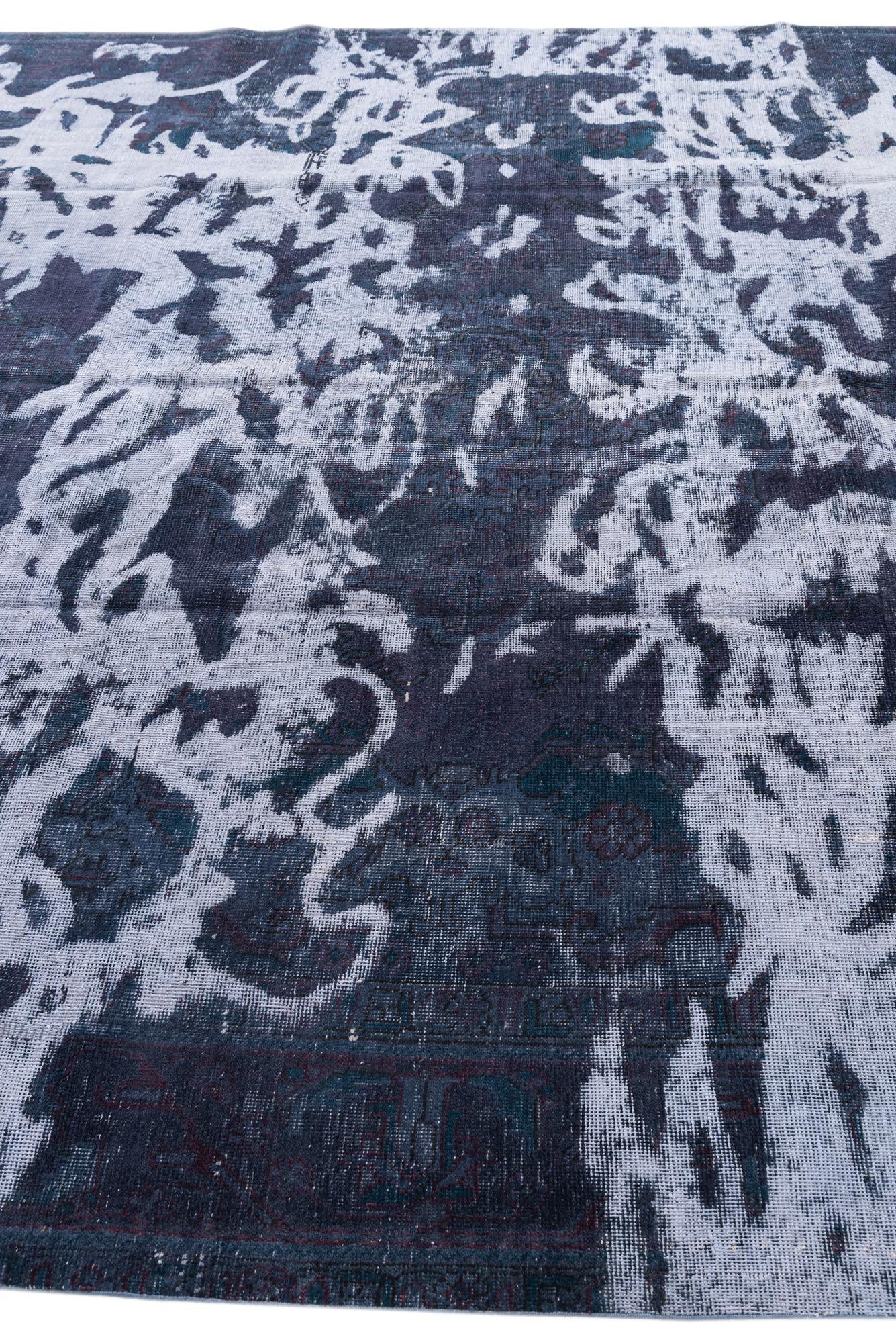 9' x 12' 1 Hand Knotted Ultra Vintage Persian Wool Rug