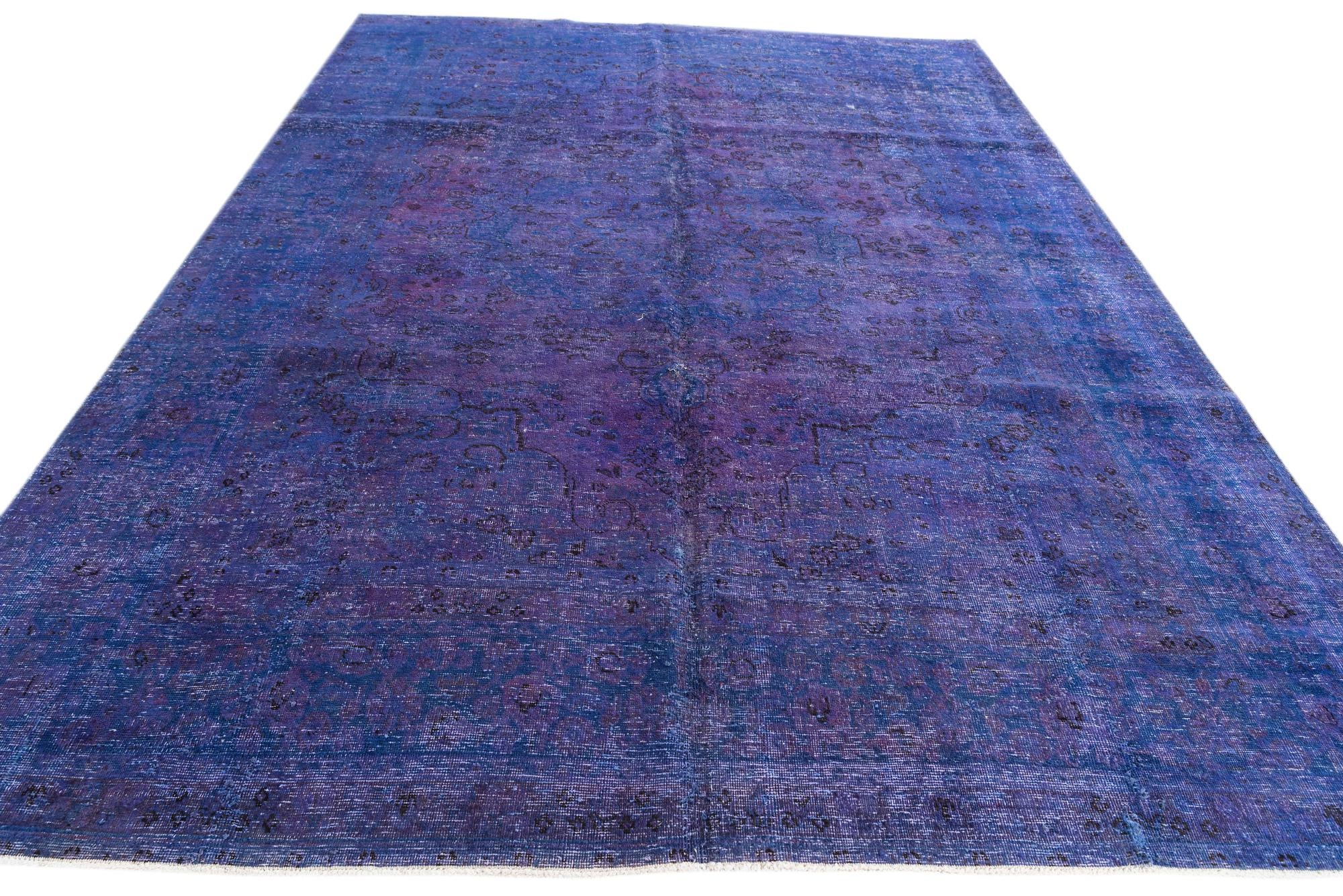 7' 7 x 10' 5 Hand Knotted Ultra Vintage Persian Wool Rug