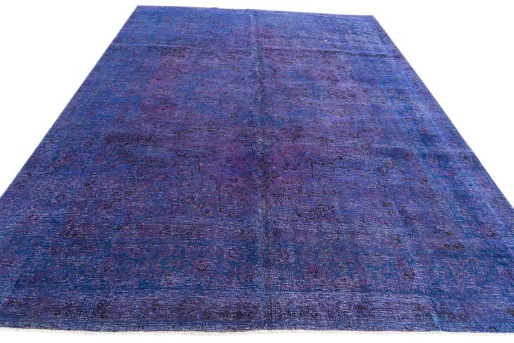 Detail image of 7' 7 x 10' 5 Hand Knotted Ultra Vintage Persian Wool Rug