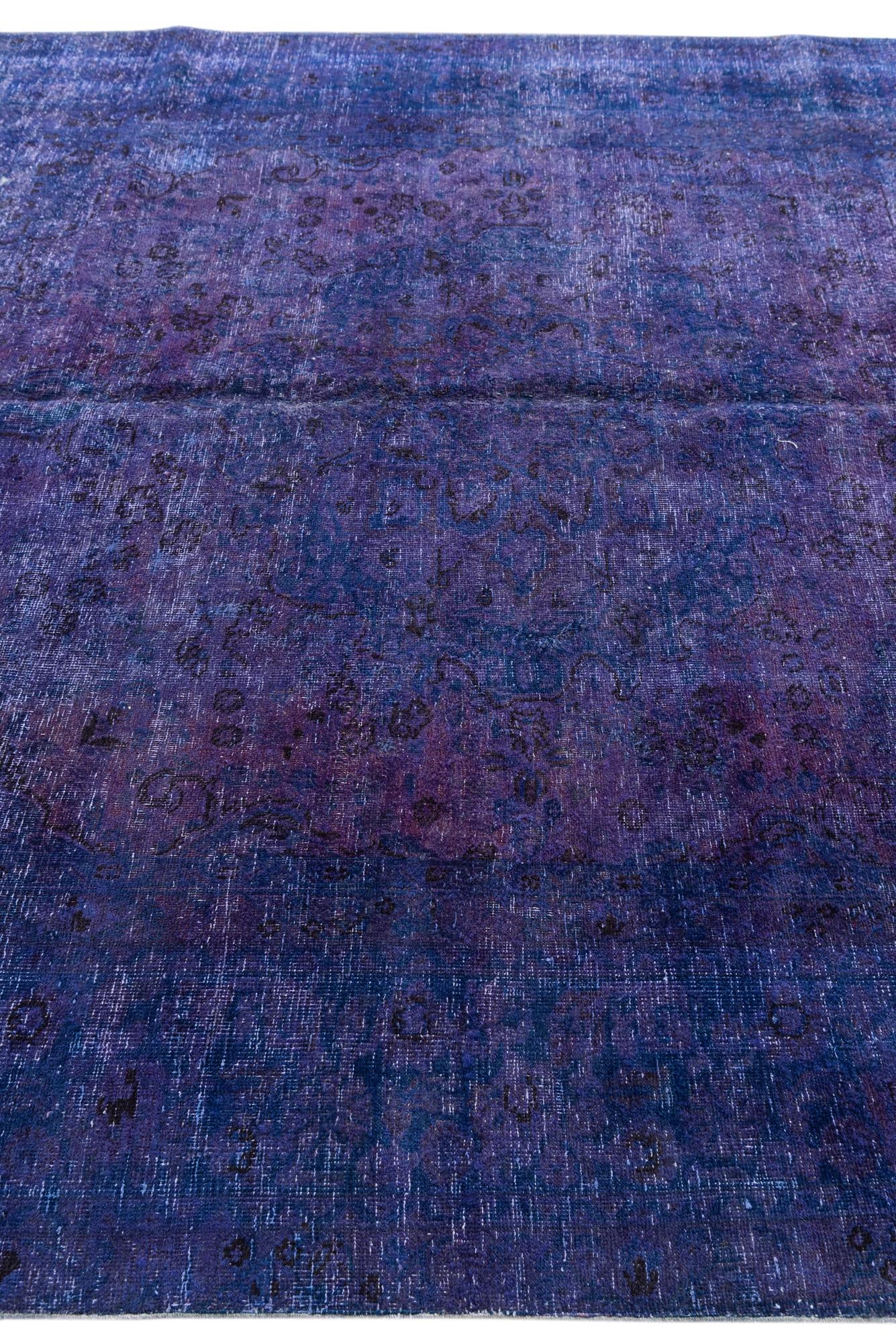 7' 7 x 10' 5 Hand Knotted Ultra Vintage Persian Wool Rug