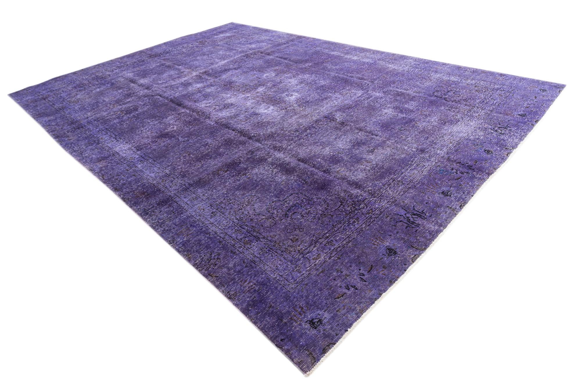 8' 7 x 12' 3 Hand Knotted Ultra Vintage Persian Wool Rug