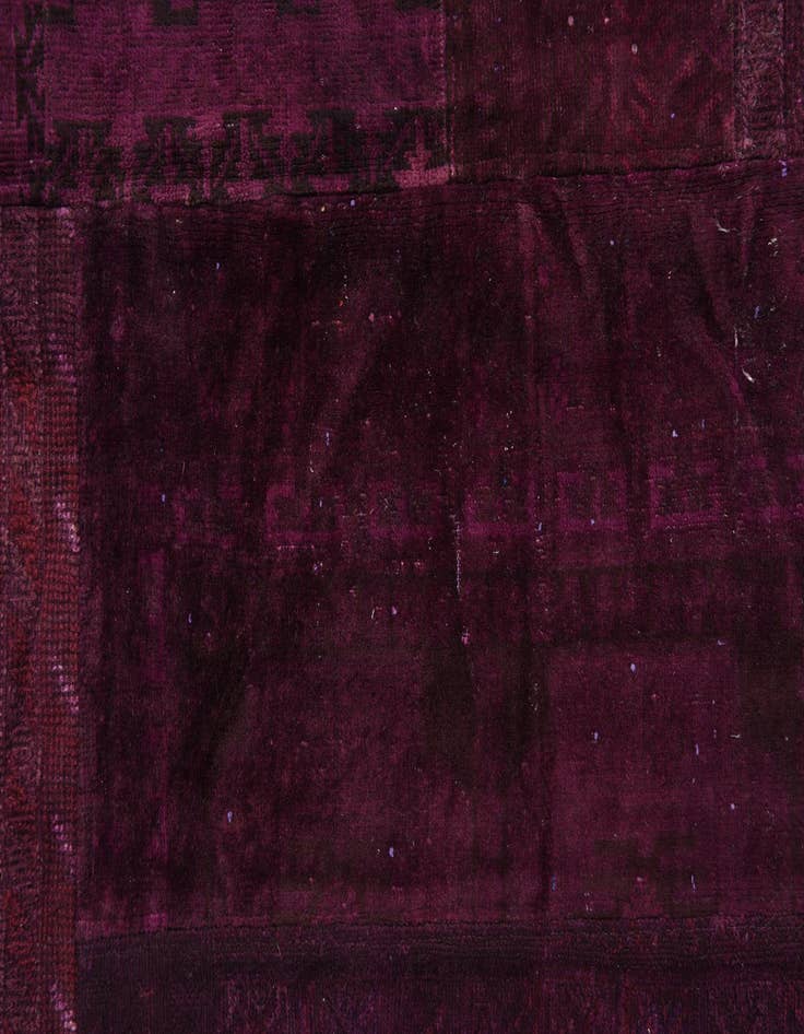 Detail image of 6' 7 x 10'  Hand Knotted Ultra Vintage Persian Wool Rug