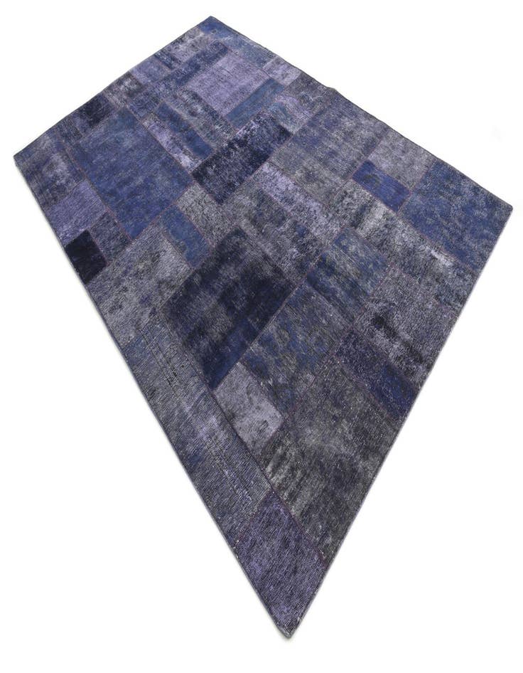 Detail image of 6' 8 x 9' 10  Hand Knotted Ultra Vintage Persian Wool Rug