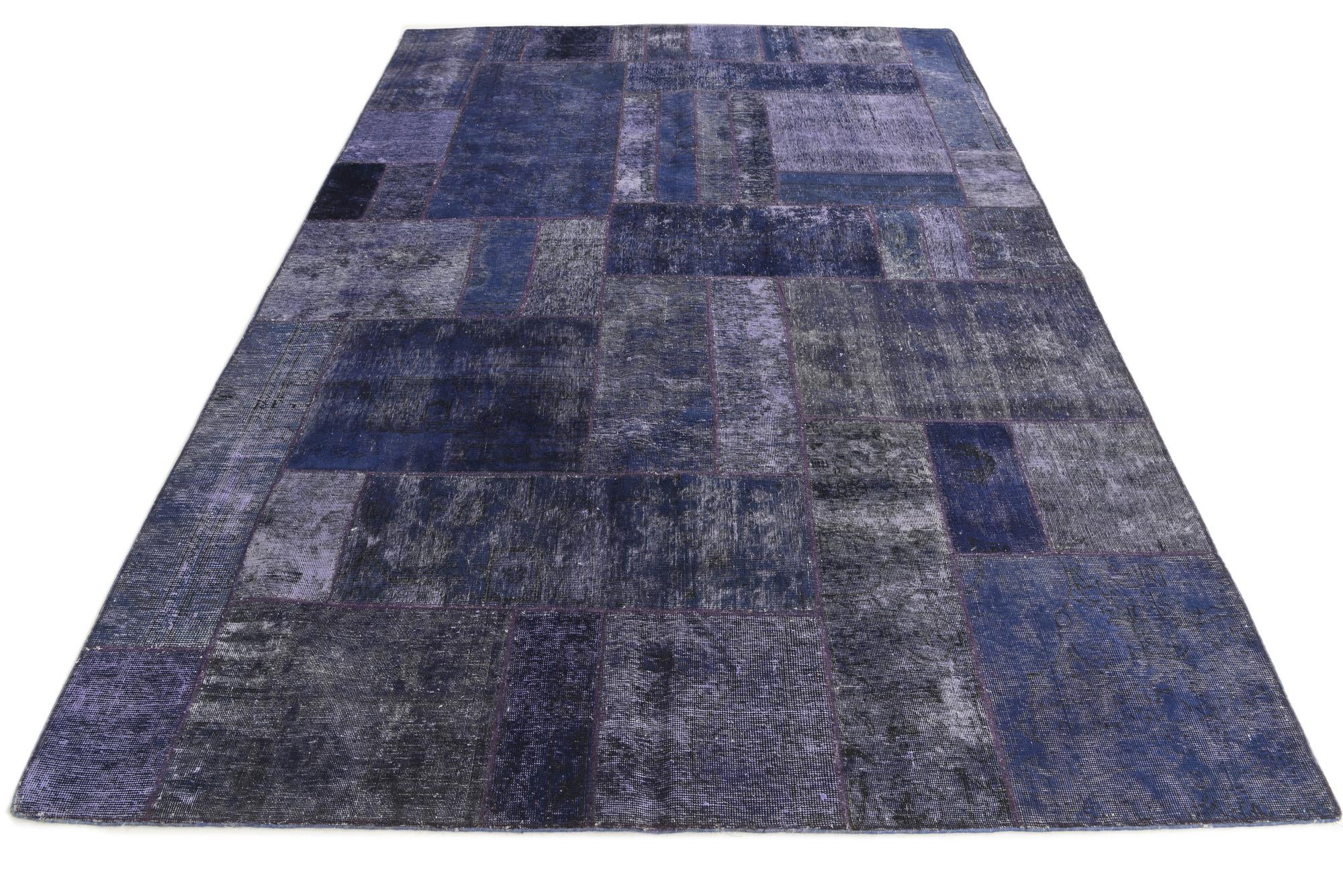 6' 8 x 9' 10 Hand Knotted Ultra Vintage Persian Wool Rug