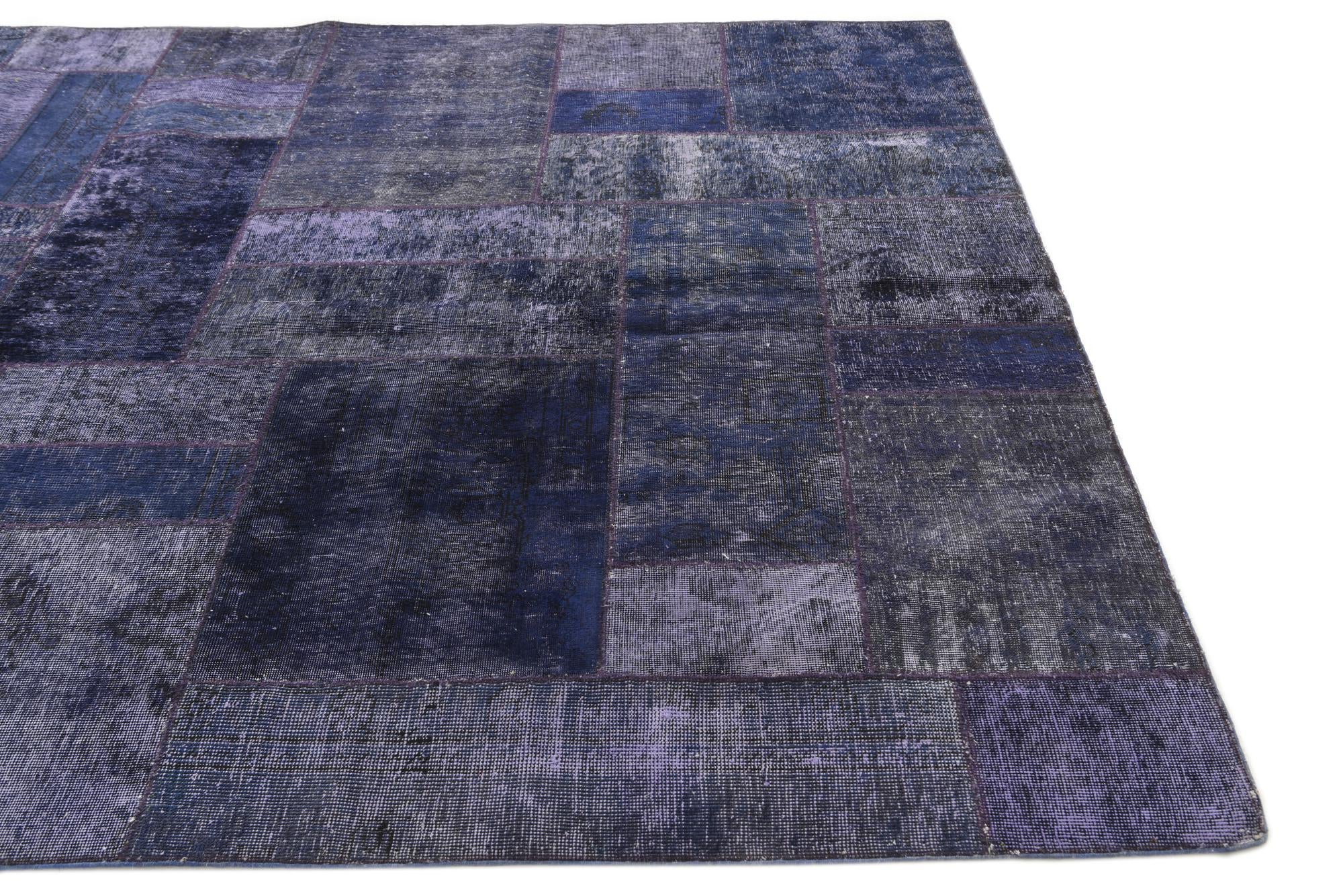 6' 8 x 9' 10 Hand Knotted Ultra Vintage Persian Wool Rug