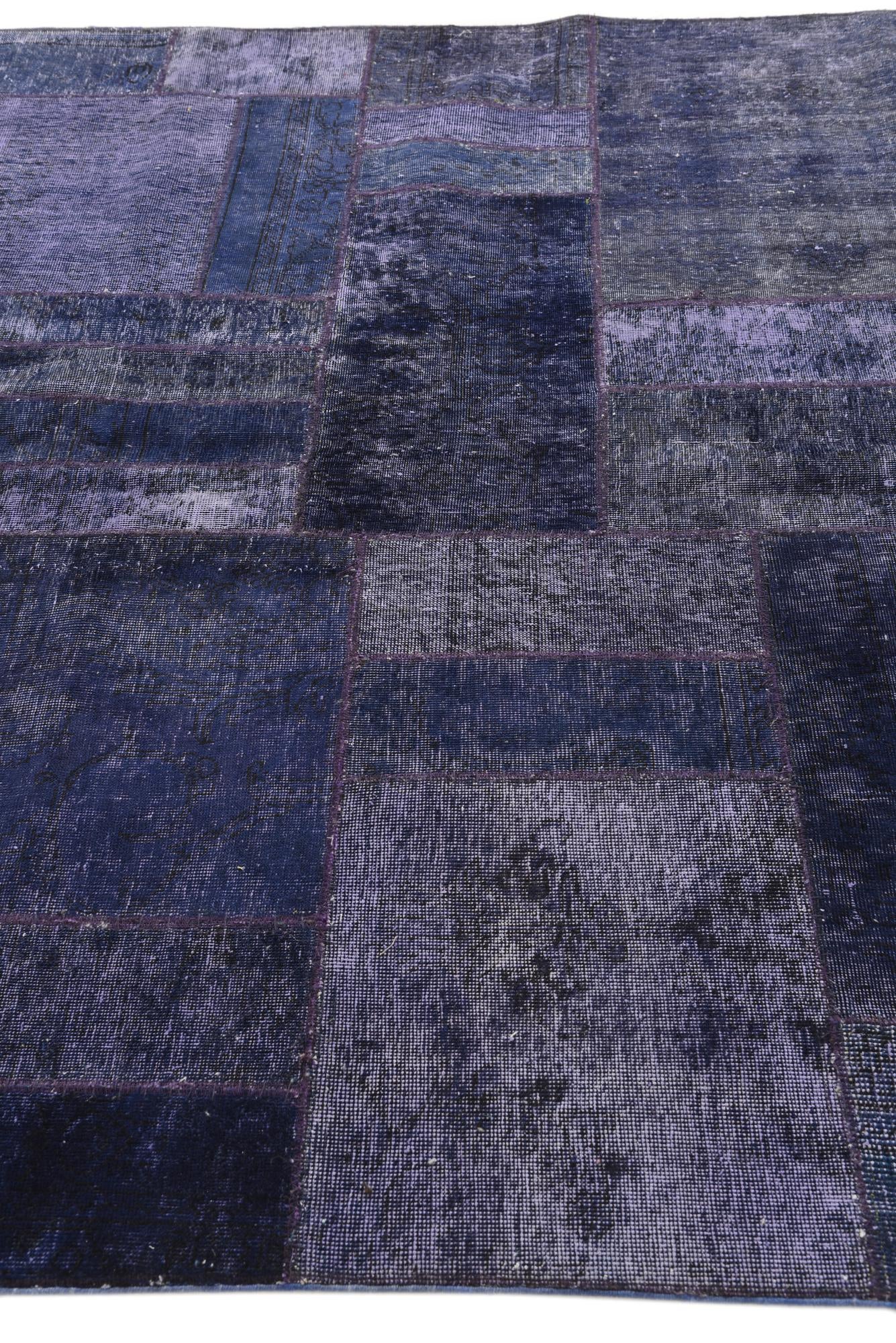 6' 8 x 9' 10 Hand Knotted Ultra Vintage Persian Wool Rug