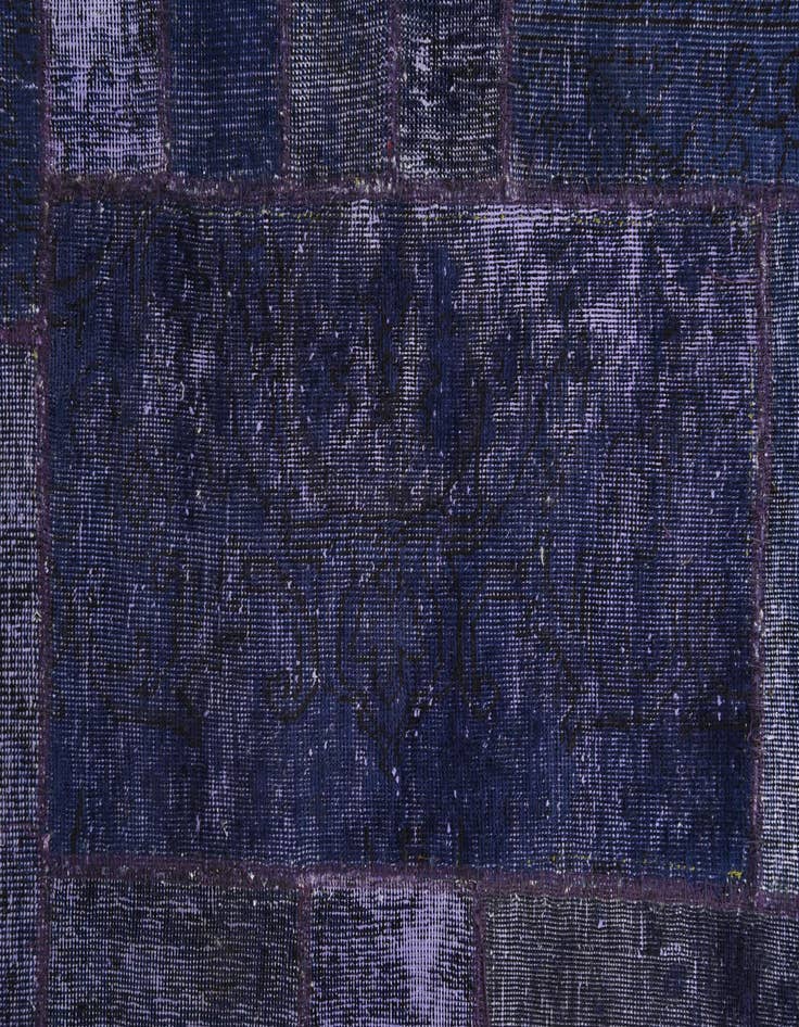 Detail image of 6' 8 x 9' 10  Hand Knotted Ultra Vintage Persian Wool Rug