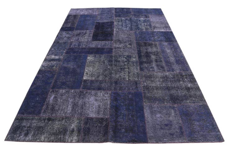 Detail image of 6' 7 x 9' 10 Hand Knotted Ultra Vintage Persian Wool Rug